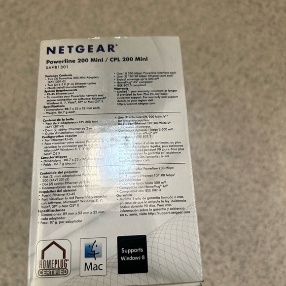 Brand new Netgear Powerline 200 mini - Picture 5 of 5